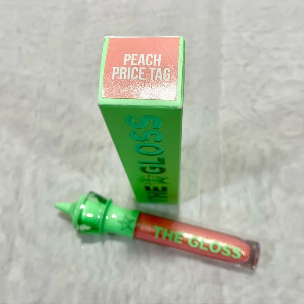 Jeffree Star The Gloss - Peach Price Tag, NIB